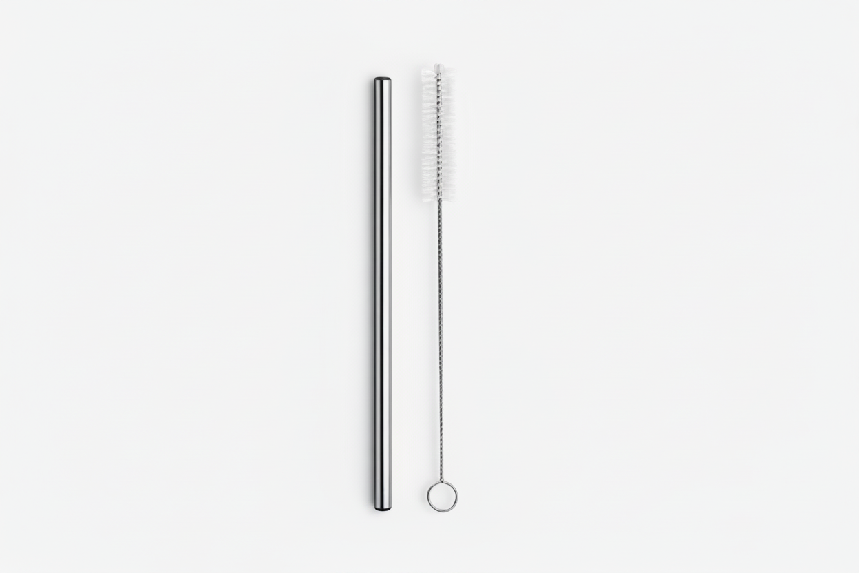 Metal Straw + Straw Cleaner Bundle