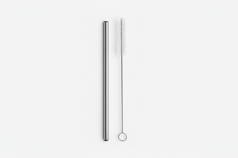 Metal Straw + Straw Cleaner Bundle